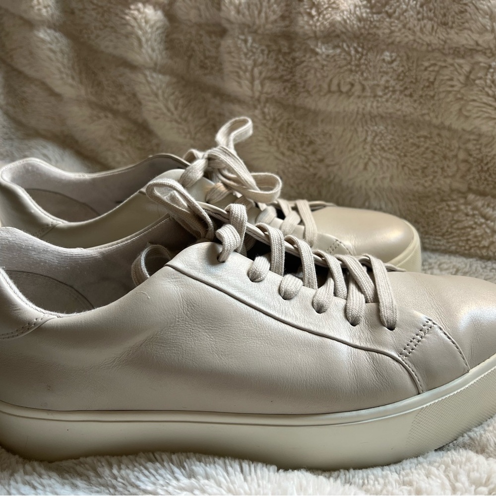 Vince Benfield Leather Platform Sneakers - Women’s 8.5 - EUC